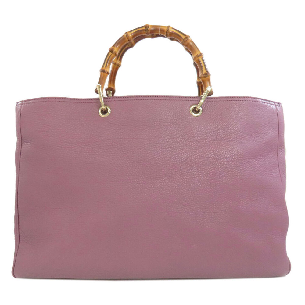 Gucci Leather Bamboo Shopper Bag Tote
